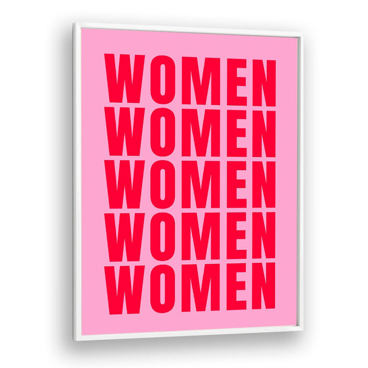 Bold typography poster featuring empowering WOMEN...WOMEN, QUOTES by Athene Fritsch for stylish wall décor.