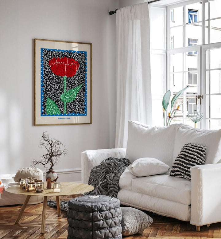 FLOWER KUSAMA I ,  VINTAGE PAINTINGS