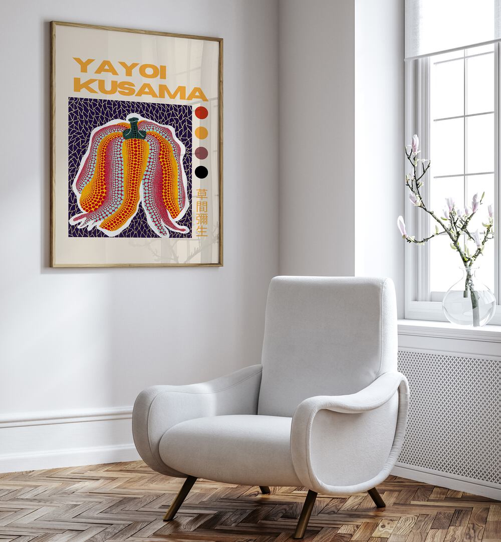 YAYOI KUSAMA I,  VINTAGE PAINTINGS