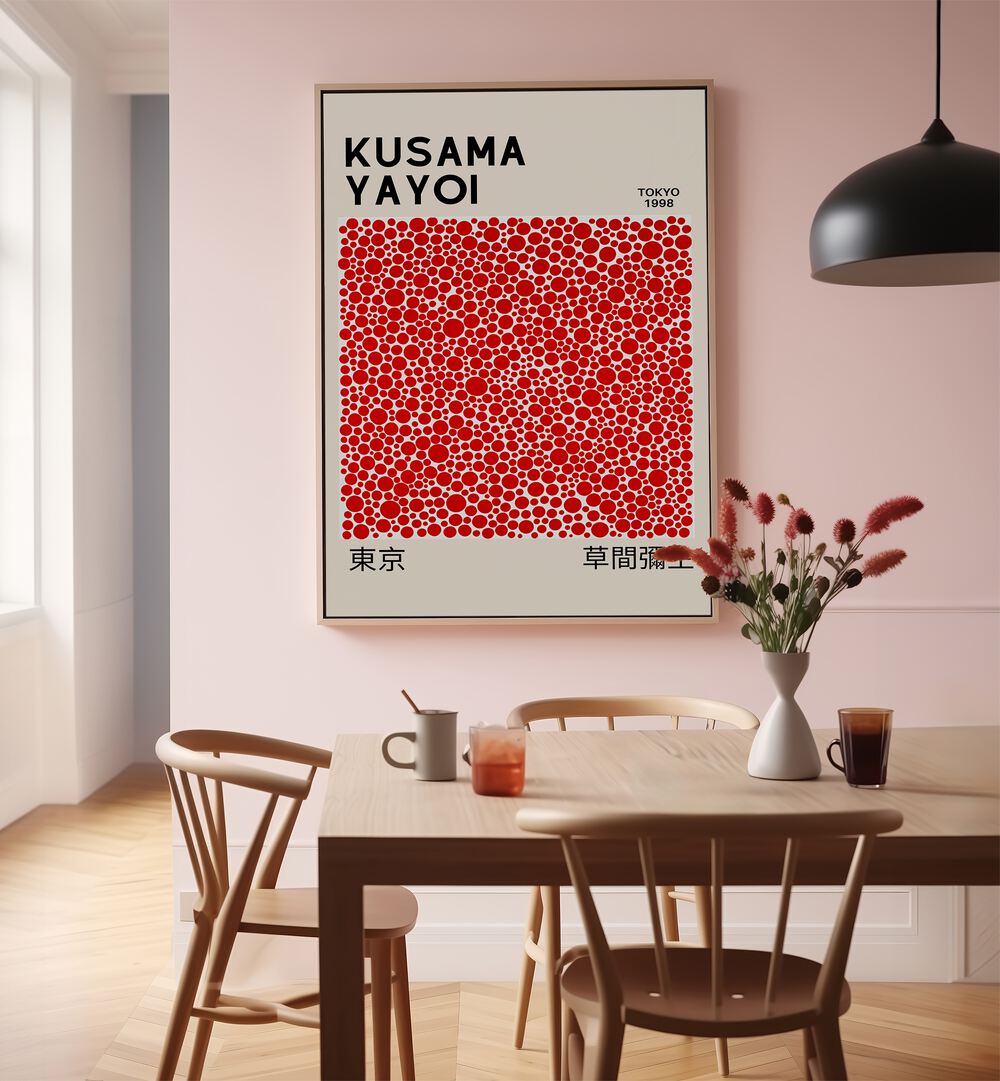 YAYOI KUSAMA XI,  VINTAGE PAINTINGS