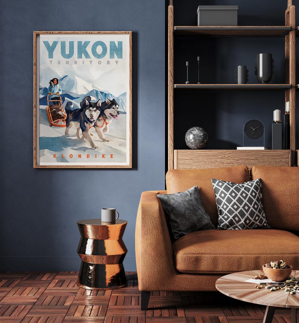 YUKON POSTER, TRAVEL POSTERS beautifully showcase the Yukon’s allure, perfect for enhancing your home decor.