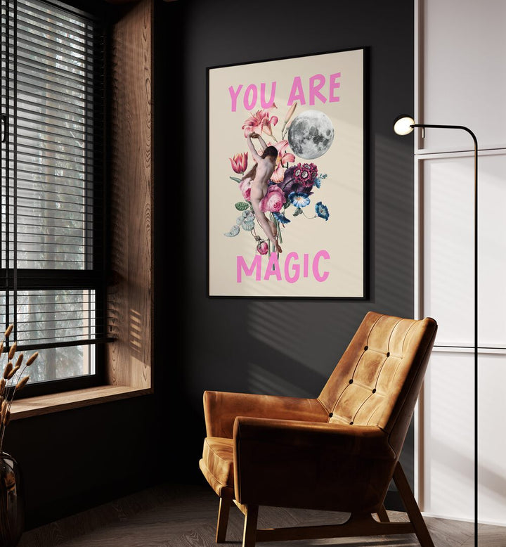 Transform your space with YOU ARE MAGIC, ALTERED ART PRINTS from Grace Digital Art Co., featuring enchanting artwork.