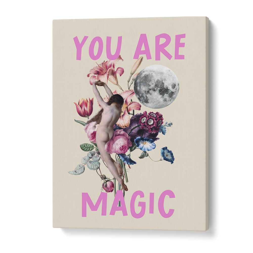 Captivating "YOU ARE MAGIC, ALTERED ART PRINTS" by Grace Digital Art Co. adds enchantment to any space.