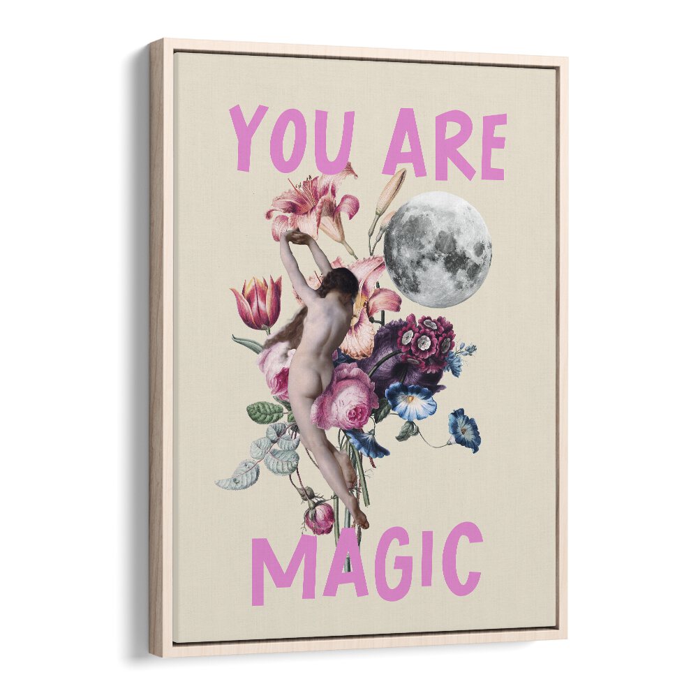 Stunning "YOU ARE MAGIC, ALTERED ART PRINTS" by Grace Digital Art Co., beautifully framed and perfect for any space.