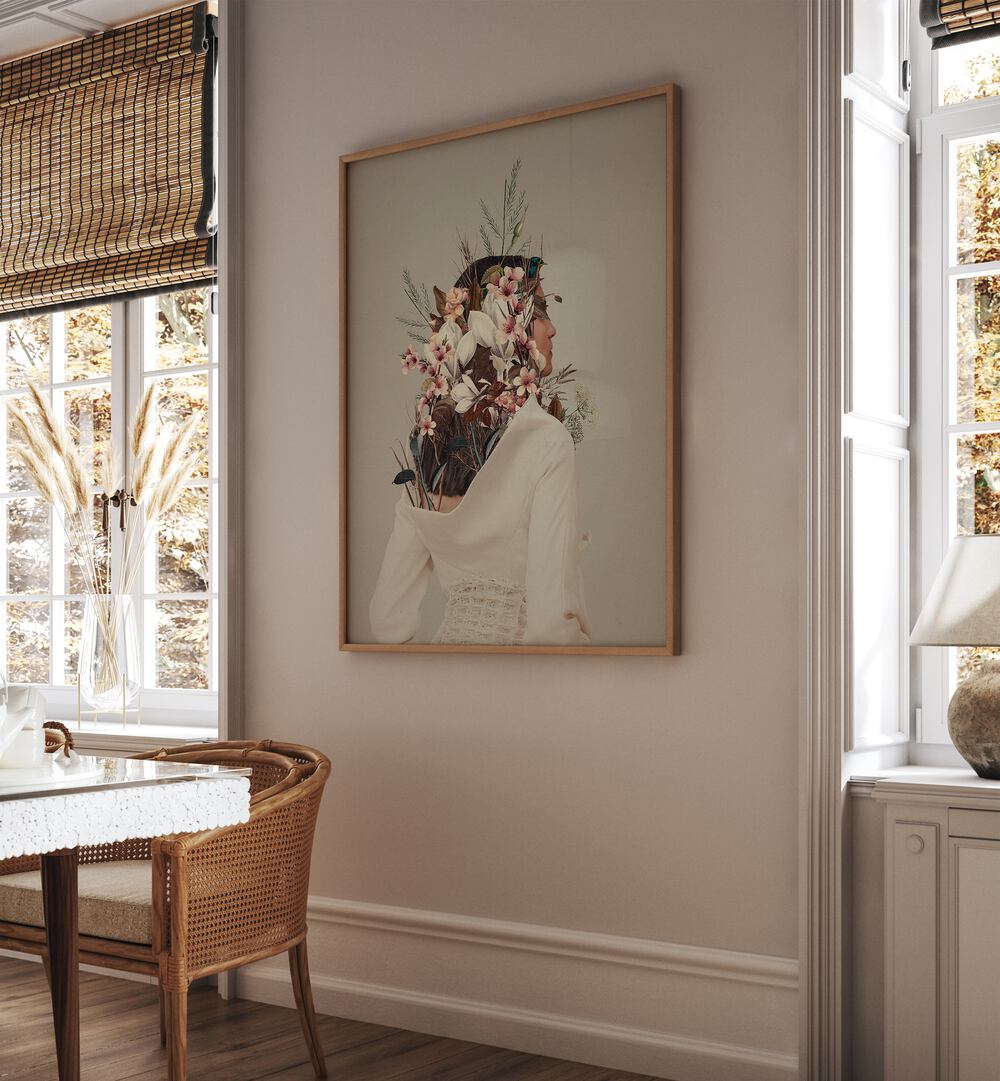 Elevate your decor with "You Gifted Me An Autumn," stunning surreal art prints by Frank Moth for a unique ambiance.