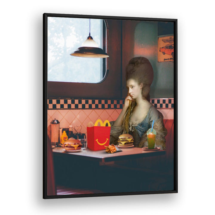 Emotional elegance shines in YOU LEFT ME THROWN, ALTERED ART PRINTS, perfect for home or office decor.