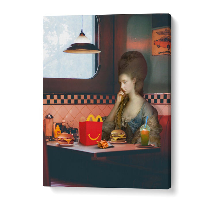 Embrace nostalgia with YOU LEFT ME THROWN, ALTERED ART PRINTS, a unique blend of elegance and introspection.