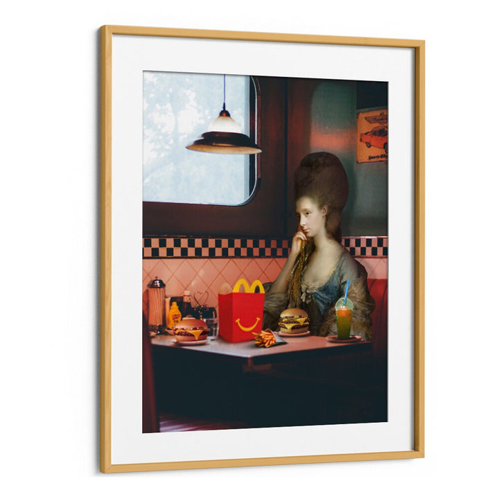 Embrace nostalgia with YOU LEFT ME THROWN, ALTERED ART PRINTS, elegantly framed for your home or office decor.