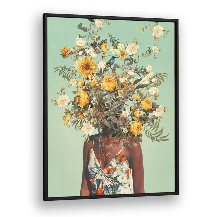 Surreal art print "You Loved A Thousand Summers Ago" by Frank Moth, featuring vibrant floral designs and a captivating aesthetic.