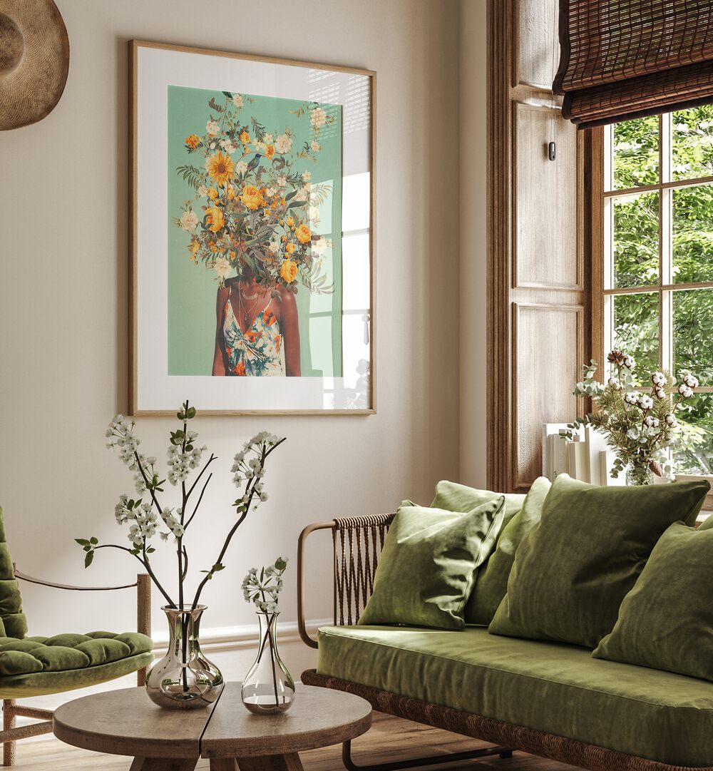 Surreal art print "You Loved A Thousand Summers Ago" by Frank Moth adds charm to any space, enhancing interior decor.