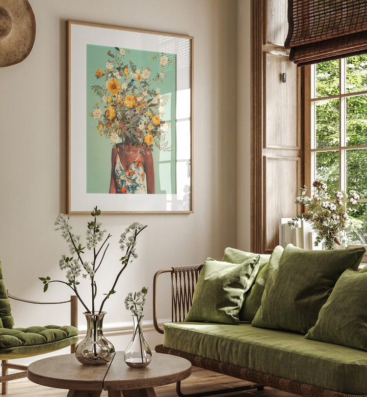 Surreal art print "You Loved A Thousand Summers Ago" by Frank Moth adds charm to any space, enhancing interior decor.