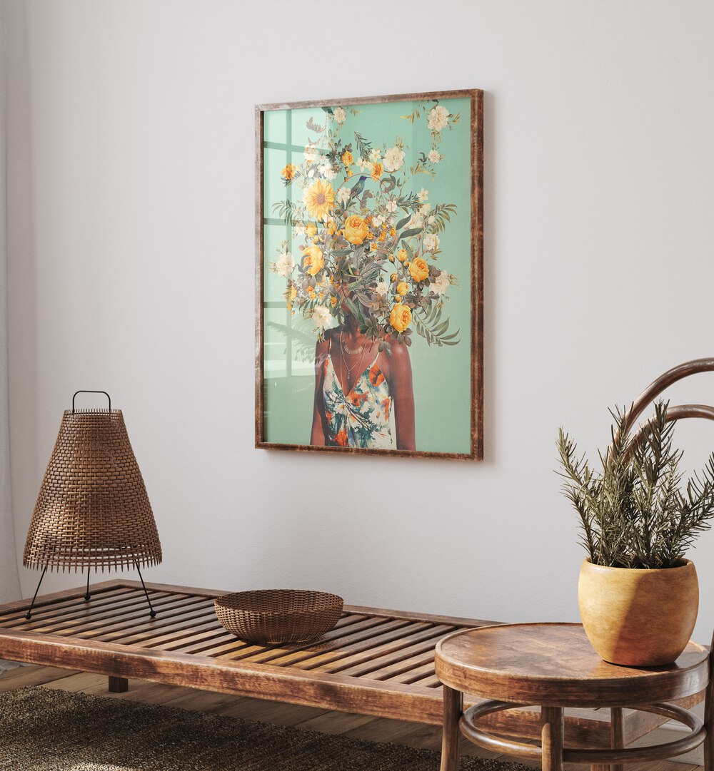 Surreal art print "YOU LOVED THOUSAND SUMMERS AGO" by Frank Moth, perfect for elegant home decor.