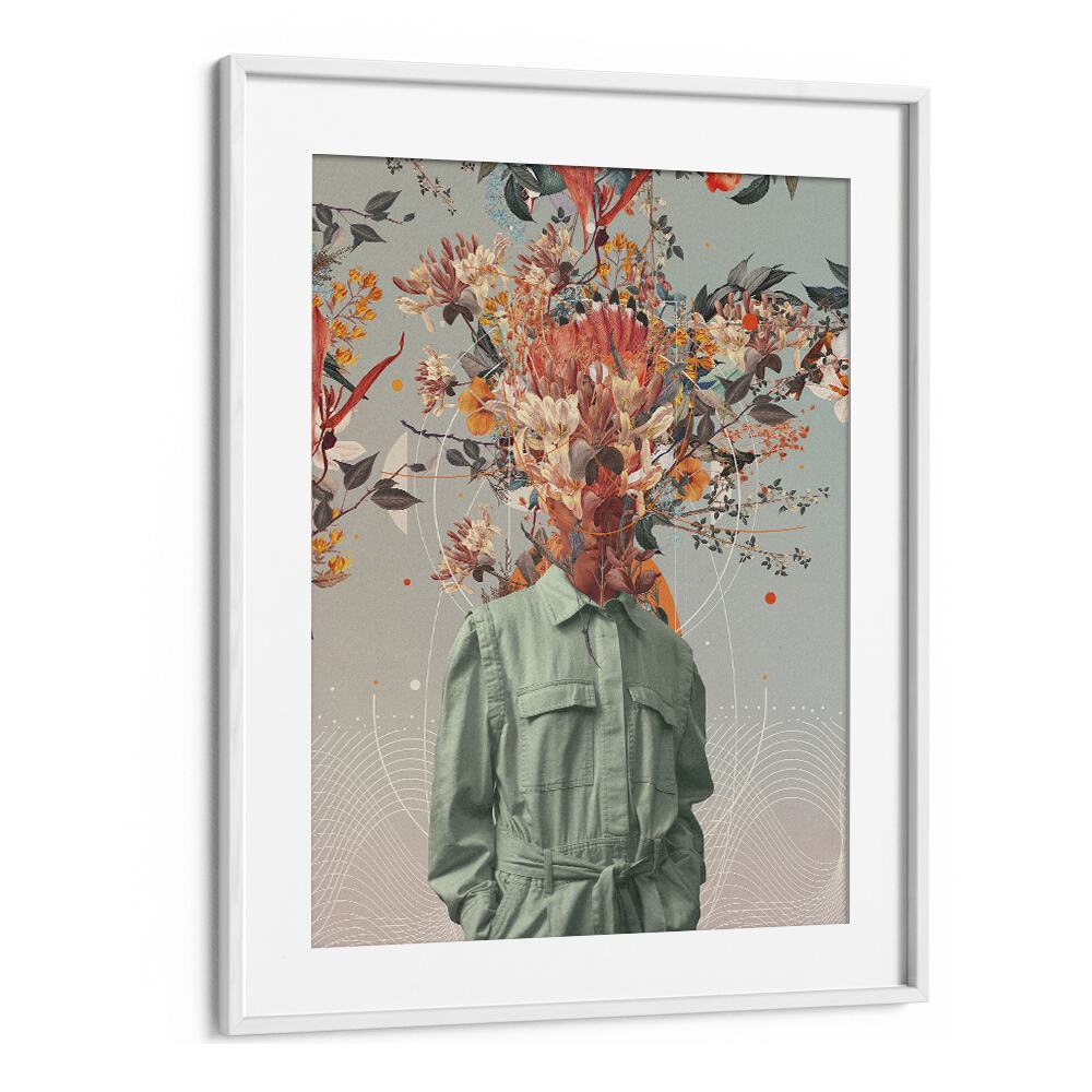 Surreal art print "YOU SMELL LIKE HOME" by Frank Moth, beautifully framed, perfect for modern decor.