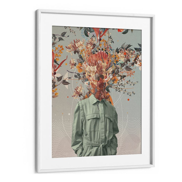 Surreal art print "YOU SMELL LIKE HOME" by Frank Moth, beautifully framed, perfect for modern decor.