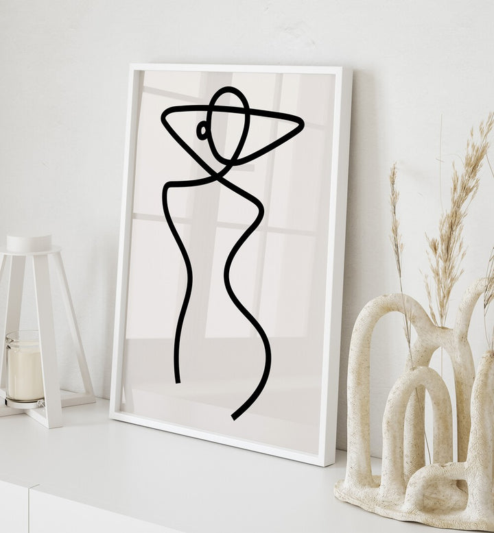 Stylish Zen Reflections Gallery Wall featuring minimalist art, perfect for serene home decor and gallery walls.