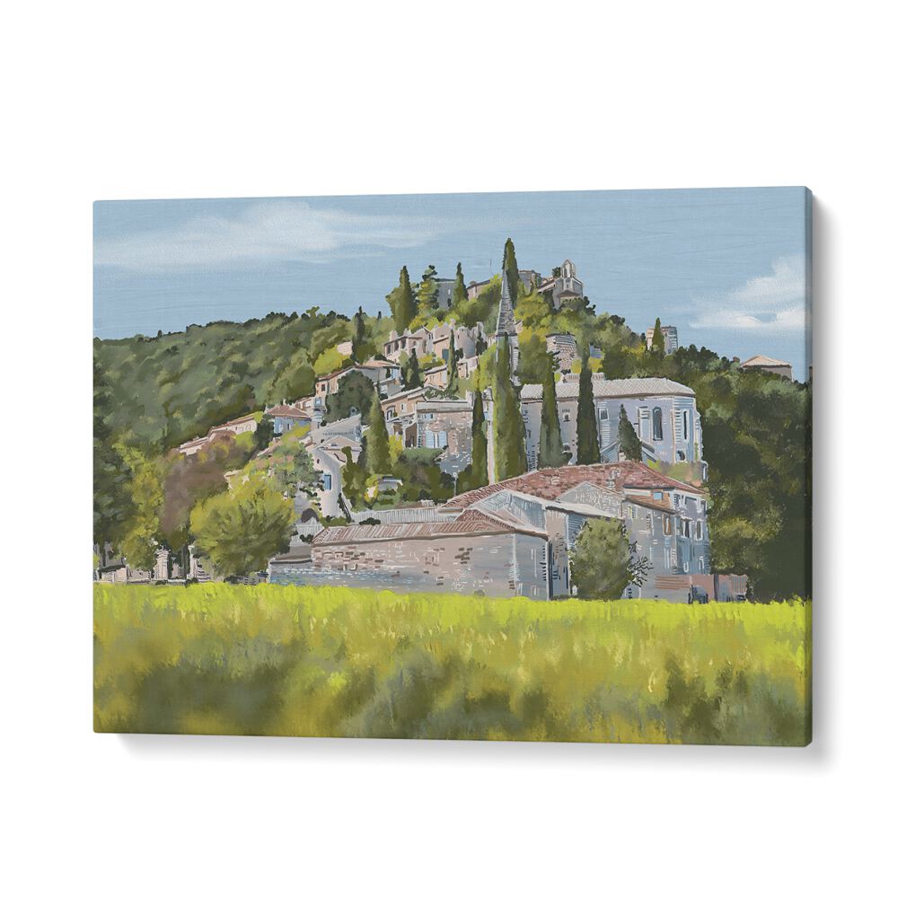 A YESA Landscape Paintings showcase beautiful rural scenery, perfect for transforming your space with natural artistry.