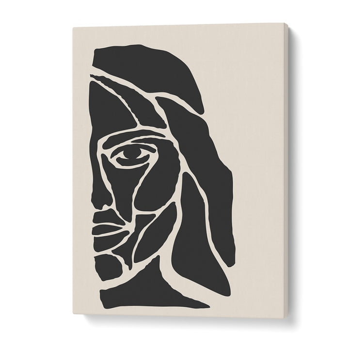 Abstract Face Series I, Portraits by Jay Stanley showcases striking line art that enhances any modern space.