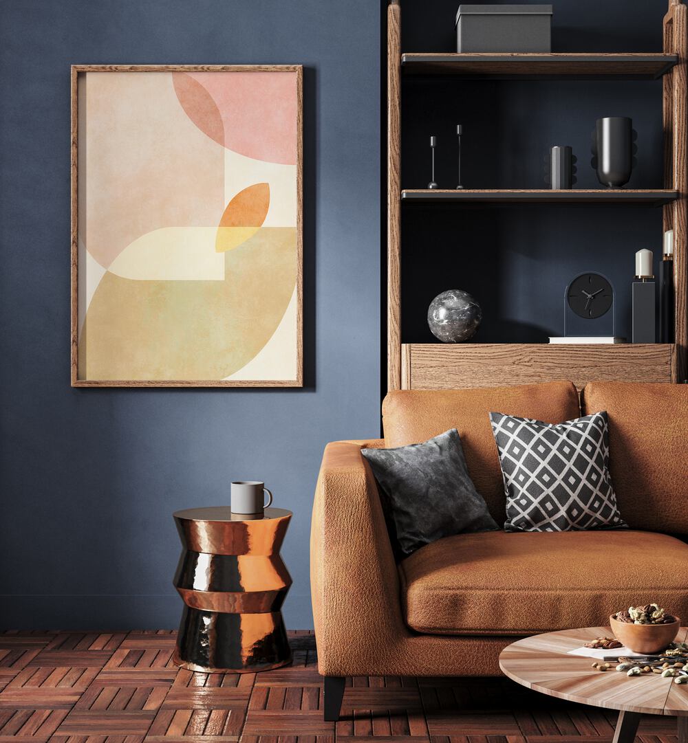 Transform your space with AQUA SHAPES I KOPIE, ABSTRACT PAINTINGS by Ana Rut Bre, a captivating modern masterpiece.