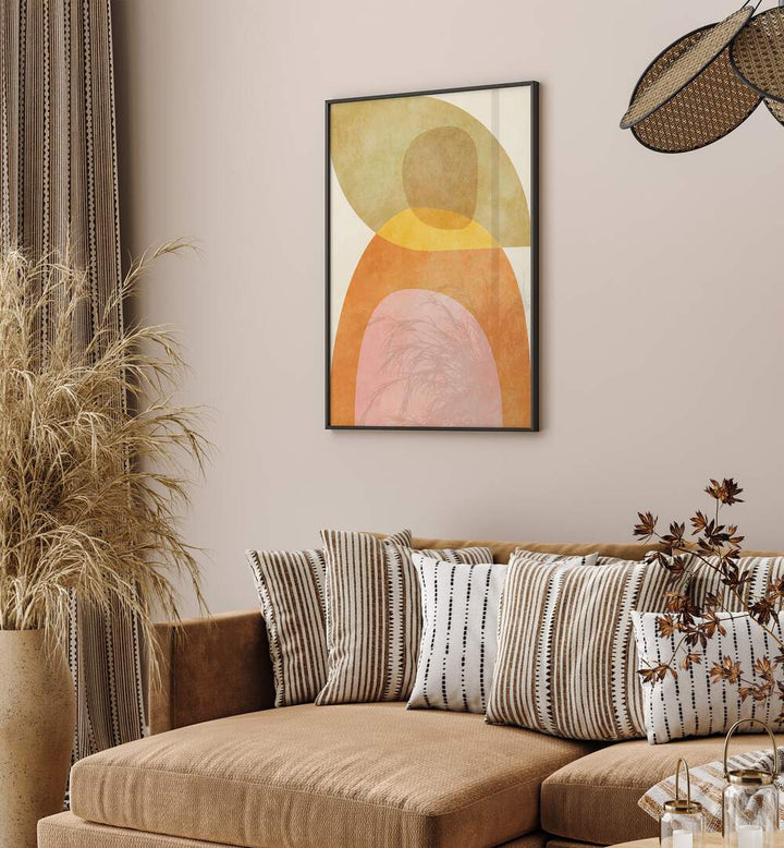 Elevate your space with AQUA SHAPES II KOPIE, ABSTRACT PAINTINGS by Ana Rut Bre, showcasing modern artistry on canvas.