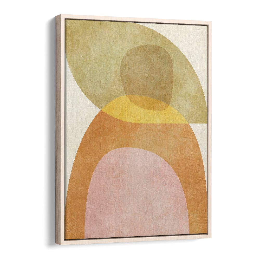 AQUA SHAPES II KOPIE, ABSTRACT PAINTINGS showcases modern artistry with vibrant colors on premium canvas by Ana Rut Bre.