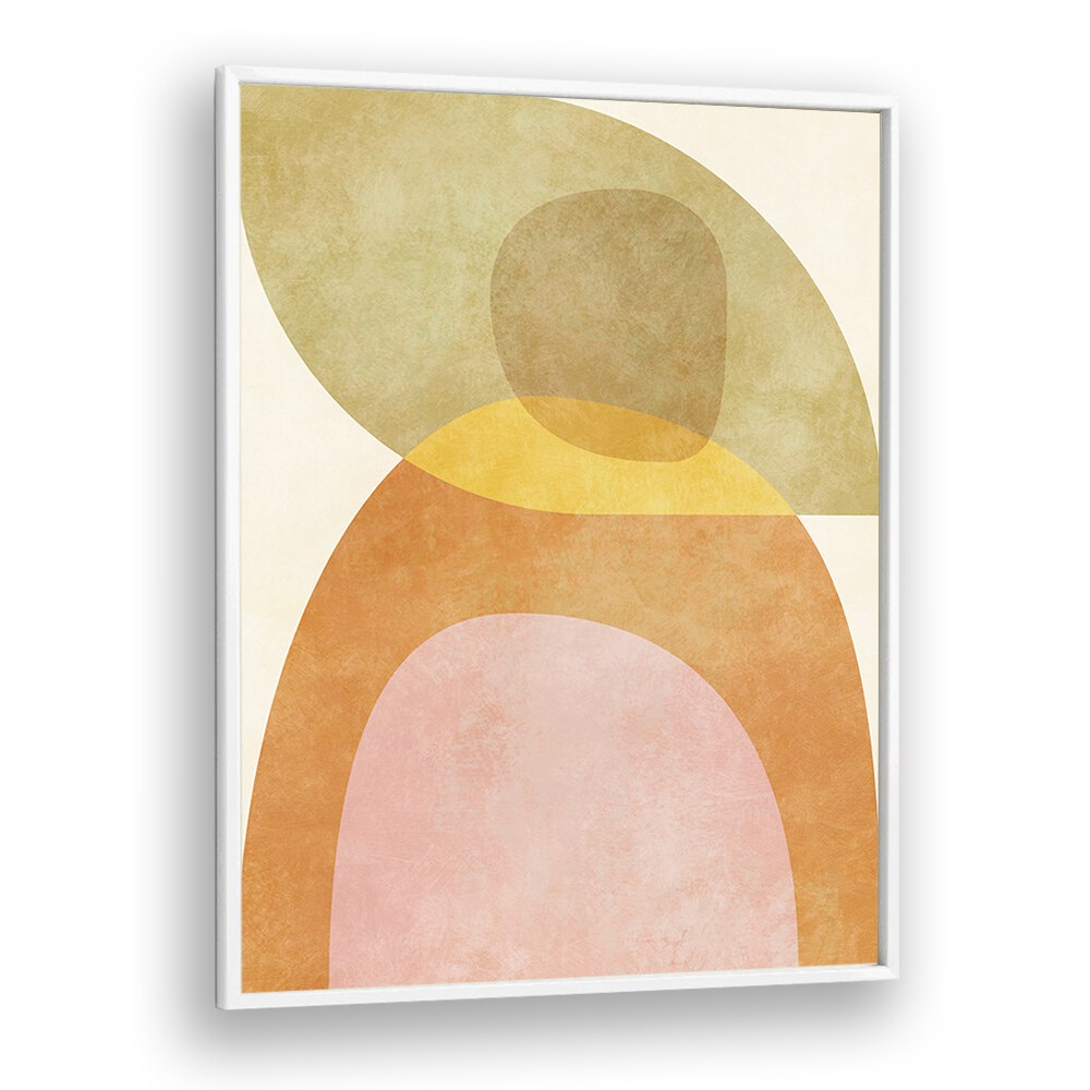 AQUA SHAPES II KOPIE, ABSTRACT PAINTINGS feature soft colors in a modern design, perfect for elevating any space.