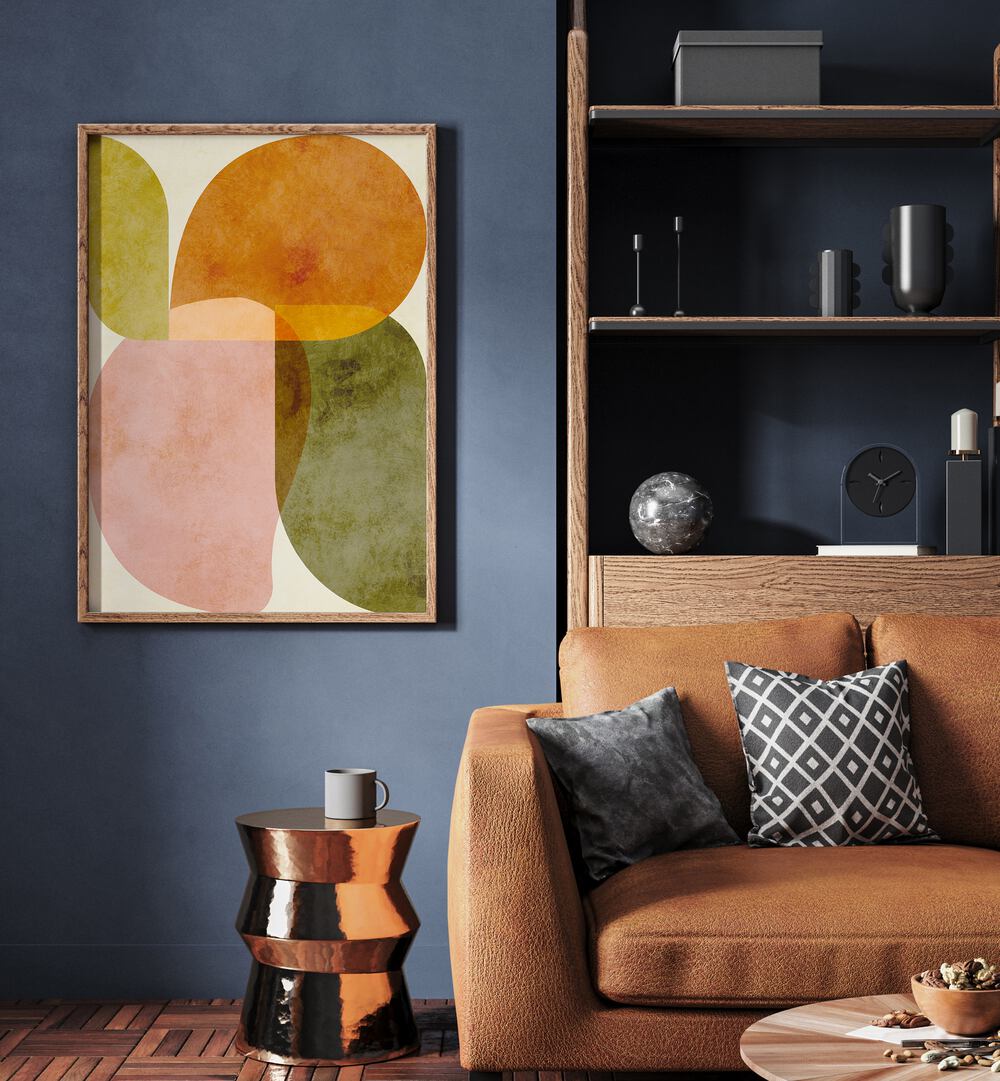 Transform your space with AQUA SHAPES III KOPIE, ABSTRACT PAINTINGS by Ana Rut Bre, showcasing modern elegance.