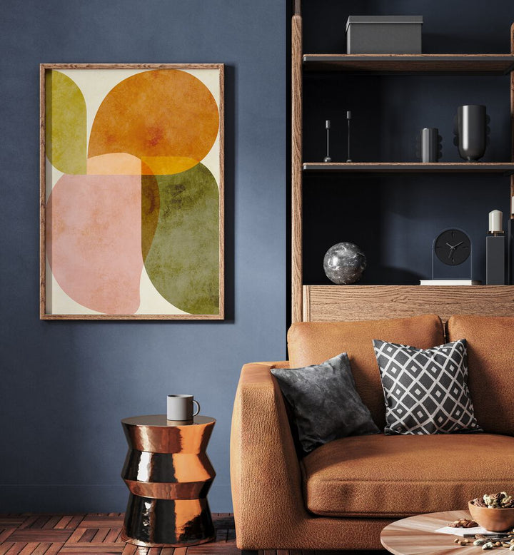 Transform your space with AQUA SHAPES III KOPIE, ABSTRACT PAINTINGS by Ana Rut Bre, showcasing modern elegance.
