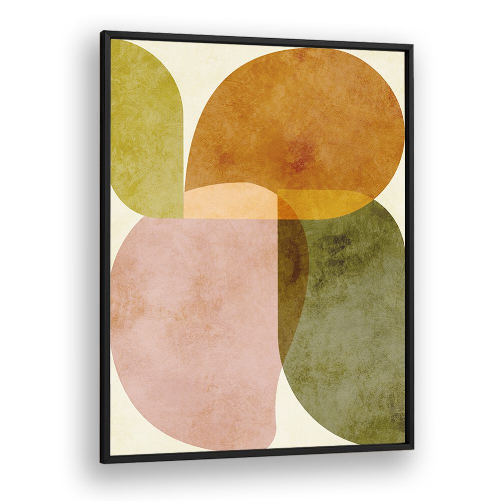 Captivating AQUA SHAPES III KOPIE, ABSTRACT PAINTINGS by Ana Rut Bre, enhancing modern elegance in any space.