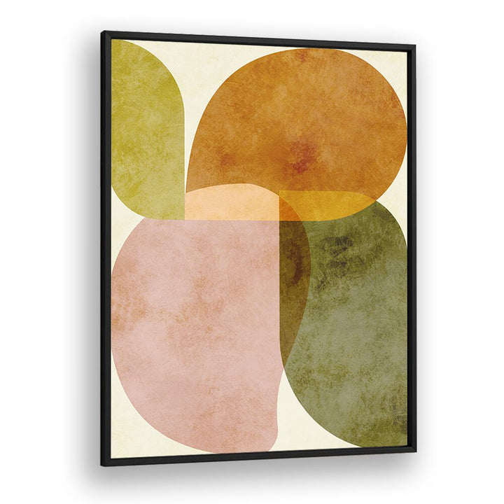 Captivating AQUA SHAPES III KOPIE, ABSTRACT PAINTINGS by Ana Rut Bre, enhancing modern elegance in any space.