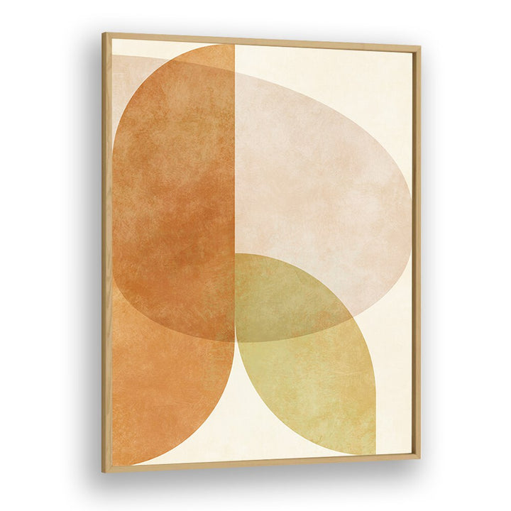 Aqua Shapes IV Kopie, abstract paintings by Ana Rut Bre, features vibrant colors and modern design in a chic frame.