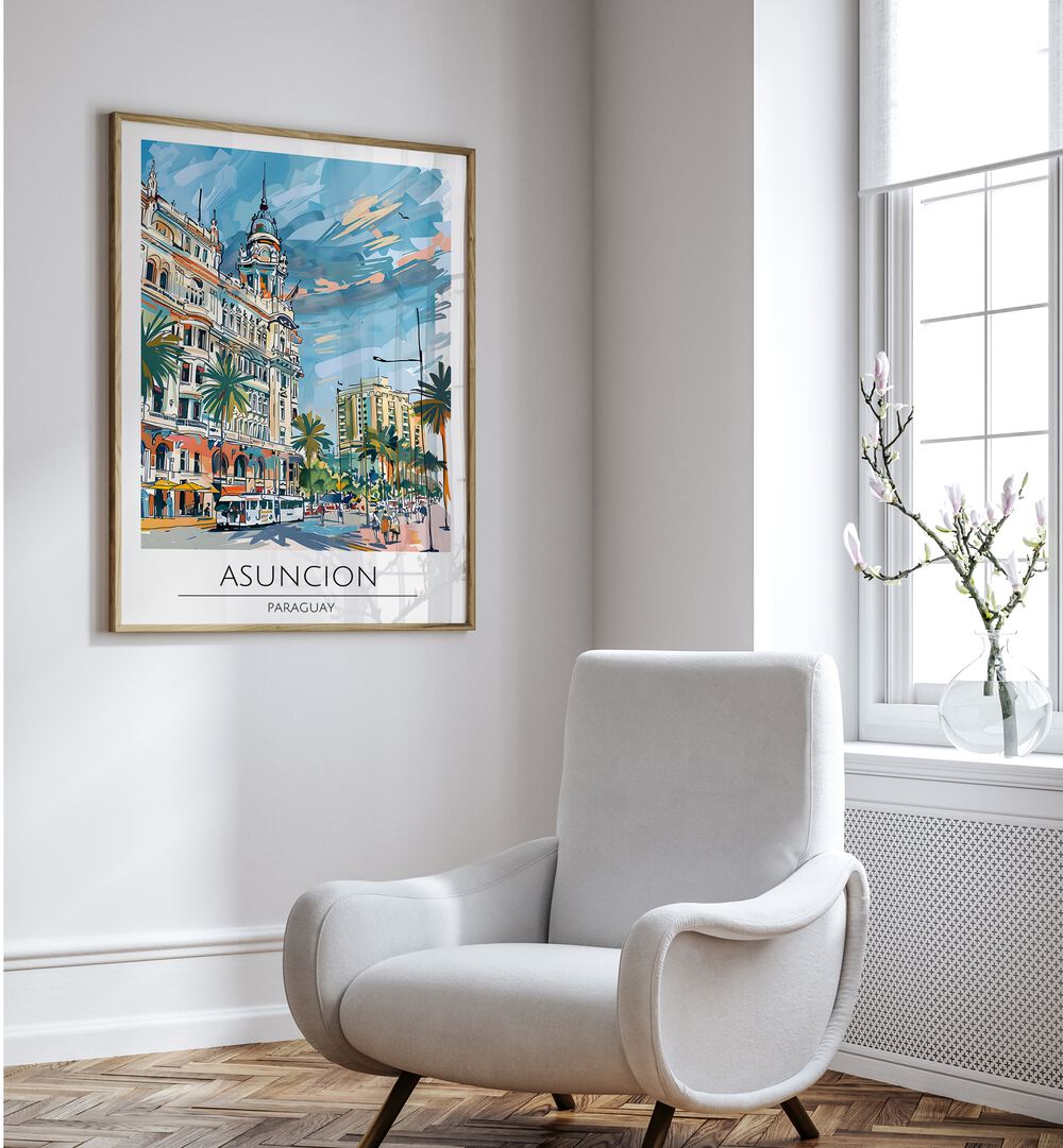 Explore vibrant ASUNCION - PARAGUAY, TRAVEL POSTERS, perfect for igniting your wanderlust and enhancing your decor.