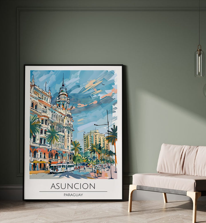 Stunning ASUNCION - PARAGUAY, TRAVEL POSTERS showcasing the city's beauty, perfect for enhancing your decor.
