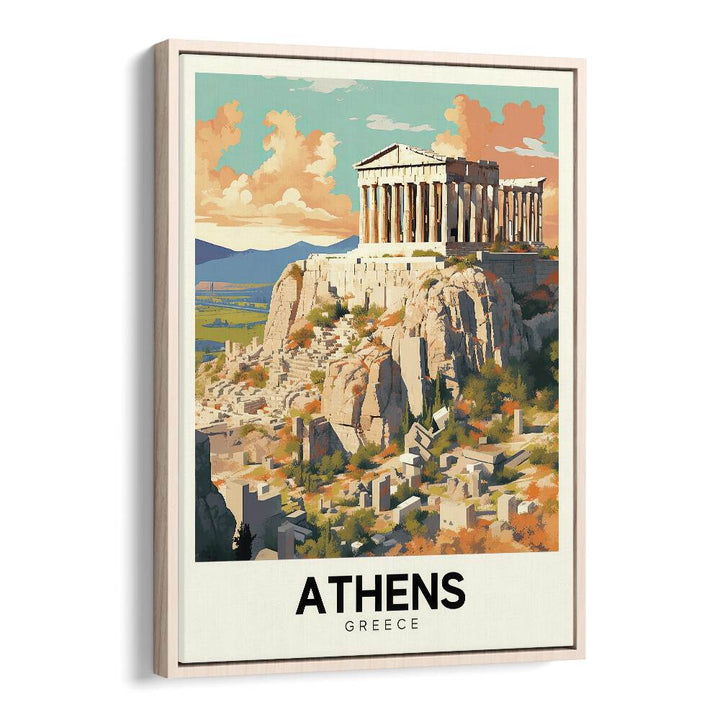 Stunning ATHENS - GREECE I travel art print showcasing iconic architecture, perfect for decor enthusiasts.