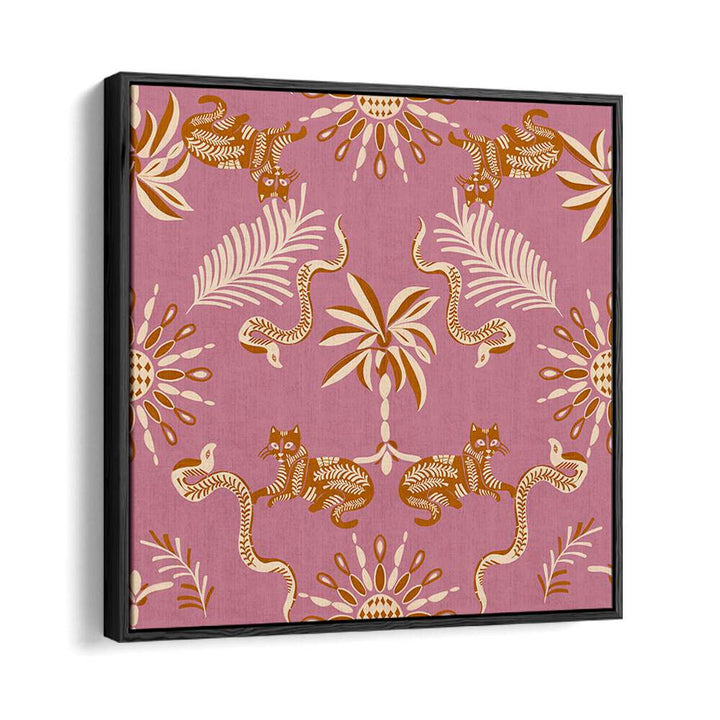 Vintage autumn nature artwork in a black floater frame, perfect for fashion posters and seasonal decor.