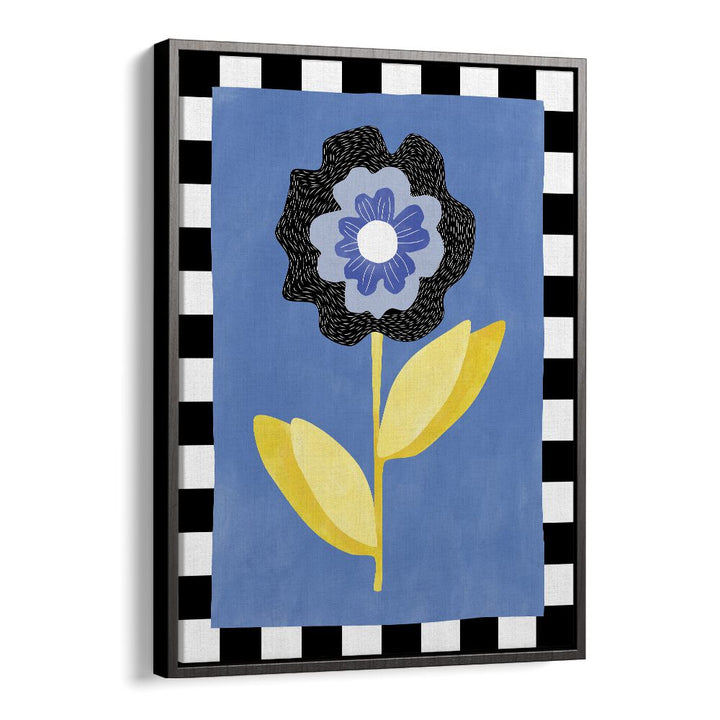 Colorful BLUE FLOWER artwork by Elena Ristova, perfect for enhancing your space with FLORAL FLOWER PAINTINGS.