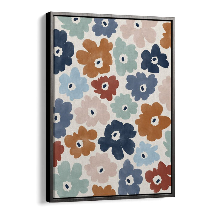 Bright and colorful BLUE TERRACOTTA FLOWERS, FLORAL FLOWER PAINTINGS by Elena Ristova transform your space beautifully.