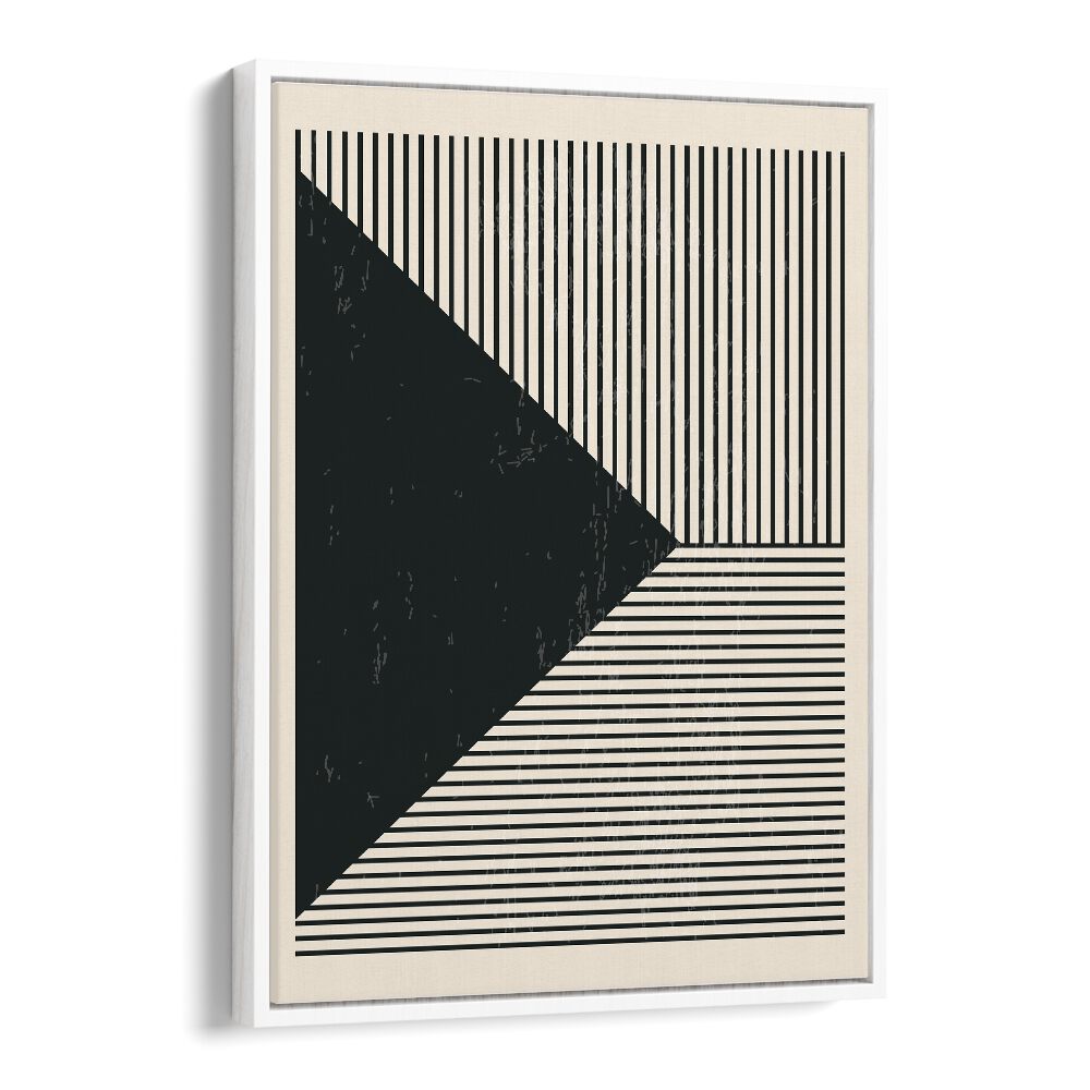 Stylish BLACK AND WHITE LINES SERIES II, GEOMETRIC ART PRINTS by Jay Stanley enhance modern home decor with elegance.