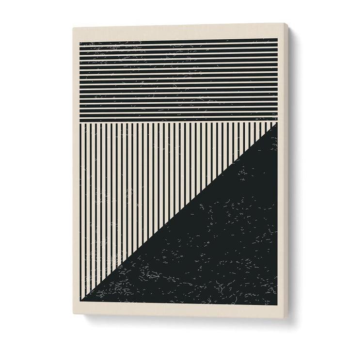 Geometric elegance captured in BLACK AND WHITE LINES SERIES V, GEOMETRIC ART PRINTS by Jay Stanley for modern decor.
