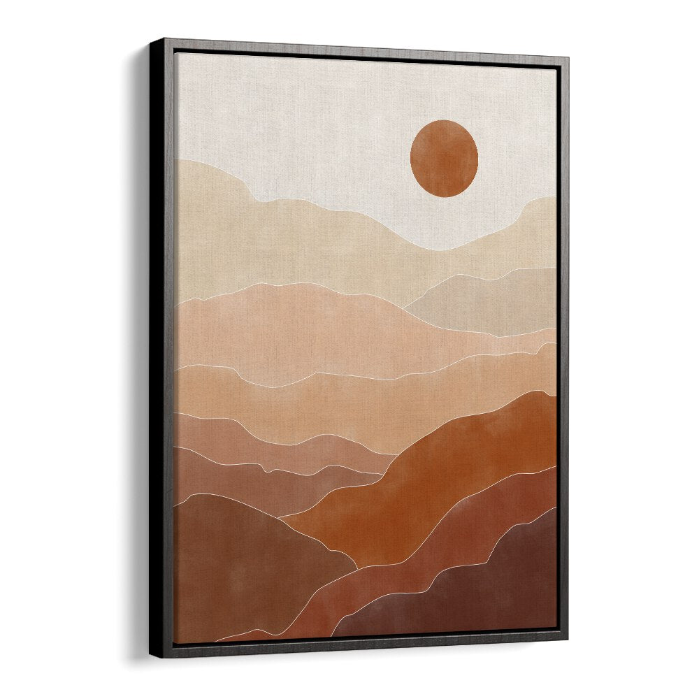 Serene Mountains, Landscape Paintings by Elena Ristova showcase calming hues of nature's majestic beauty.