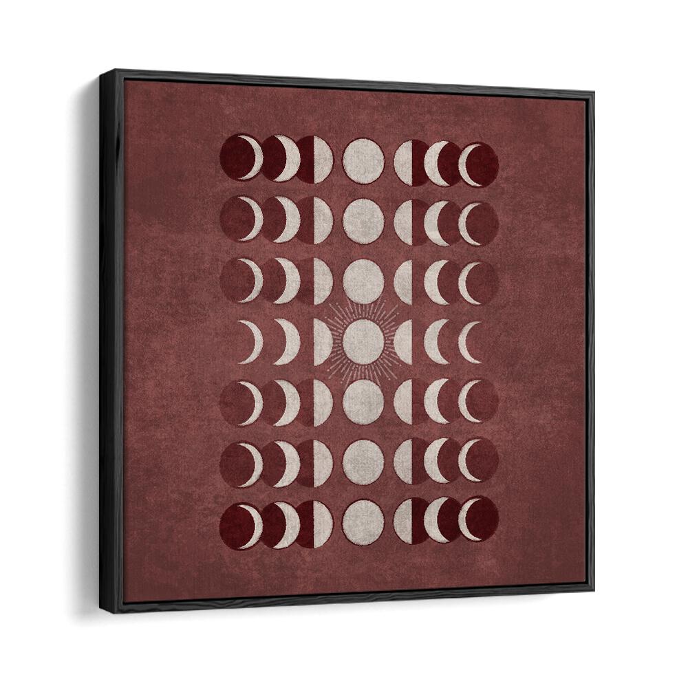 Elegant VISNE MOONS PHASES, BOHO ART PAINTINGS showcase lunar designs on premium canvas by Emel Tunaboylu.