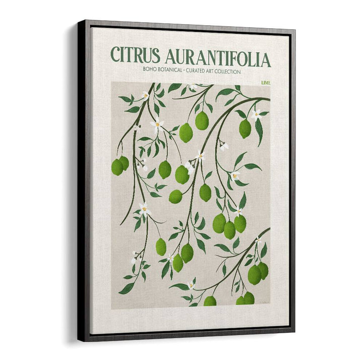 LIME, FLORAL FLOWER PAINTINGS by Emel Tunaboylu showcase vibrant lime tones with elegant botanical elements.