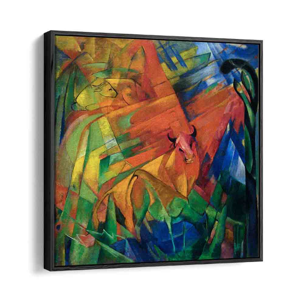 Egyptian painting - ANIMALS IN A LANDSCAPE (1914) by Asianmonk