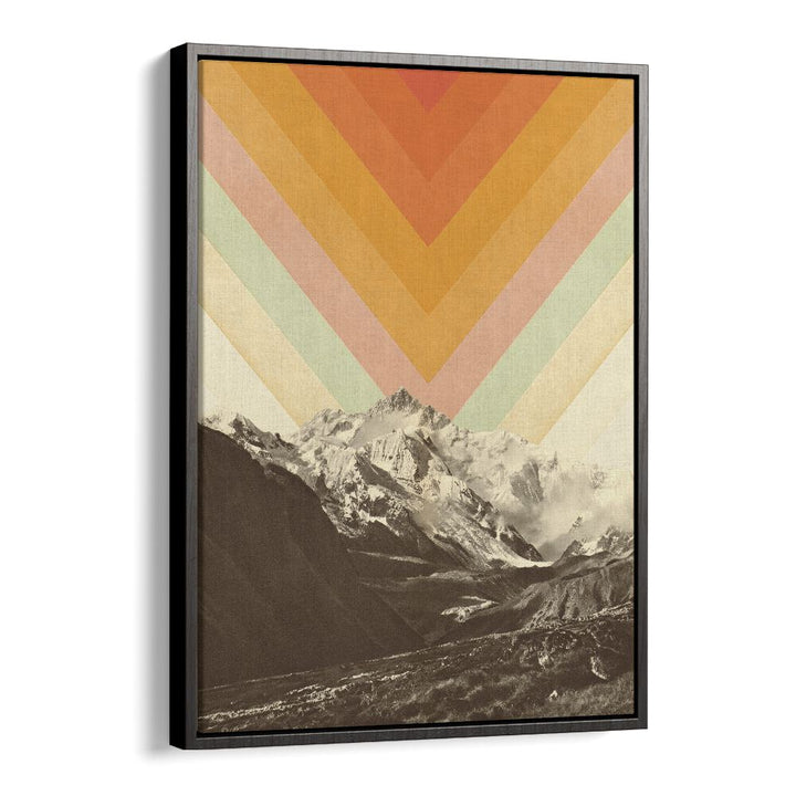 Stunning MOUNTAINSCAPE II, LANDSCAPE PAINTINGS by Florent Bodart, showcasing majestic mountains and vibrant colors.