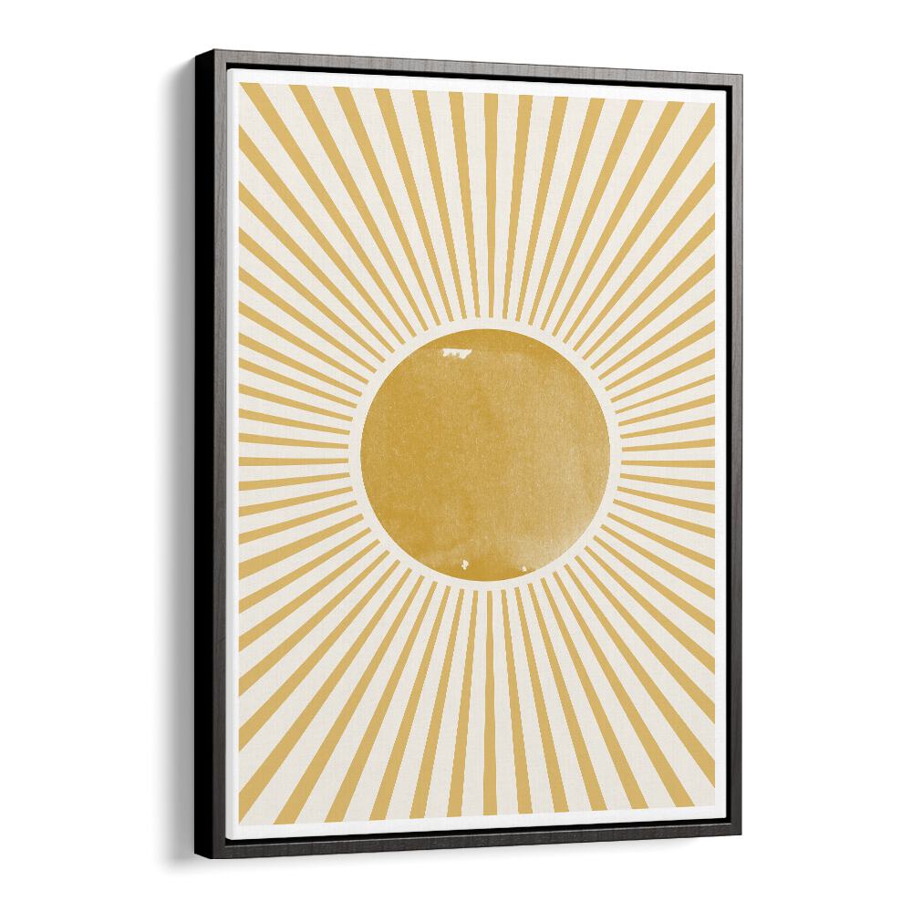 Boho Sun, BOHO ART PAINTINGS by The Miuus Studio, featuring a striking sun design on premium canvas.