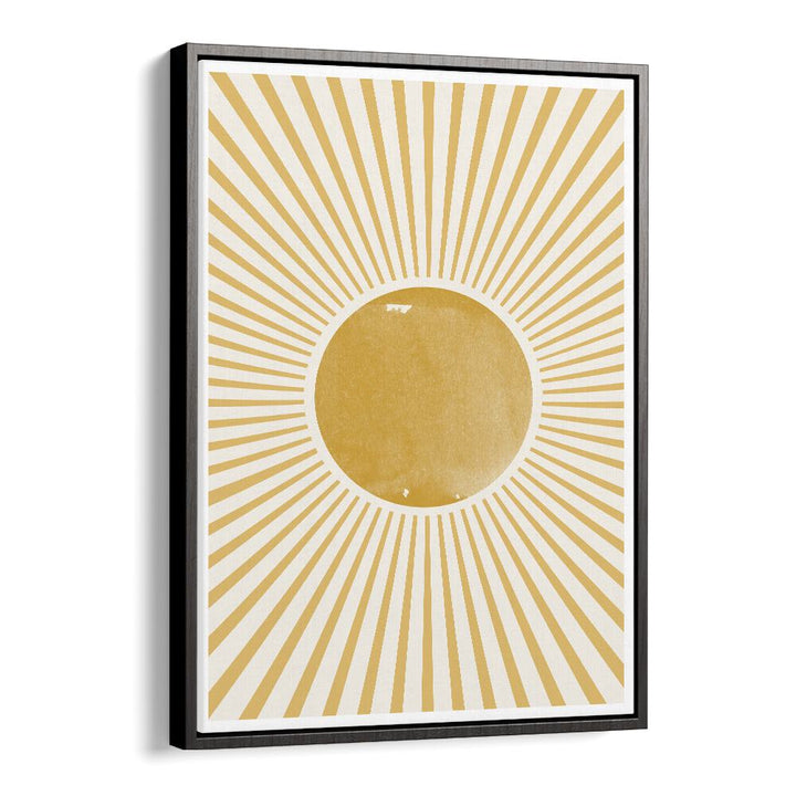 Boho Sun, BOHO ART PAINTINGS by The Miuus Studio, featuring a striking sun design on premium canvas.