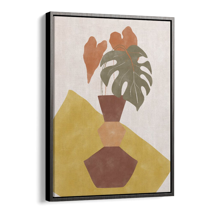 Stylish BROWN FLOWER POT, BOHO ART PAINTINGS by Elena Ristova, perfect for enhancing your home decor.