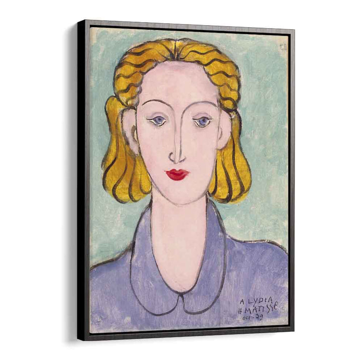 artist x collabs painting - HENRI MATISSE'S YOUNG WOMAN IN A BLUE BLOUSE (PORTRAIT OF LYDIA DELEKTORSKAYA) - 1939 by Asianmonk