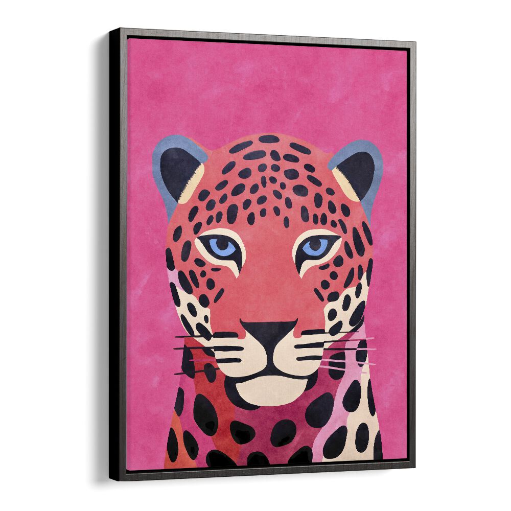 Vibrant PINK CHEETAH, ANIMAL PAINTINGS by Andrea Haase showcases the beauty of wildlife in stunning art form.