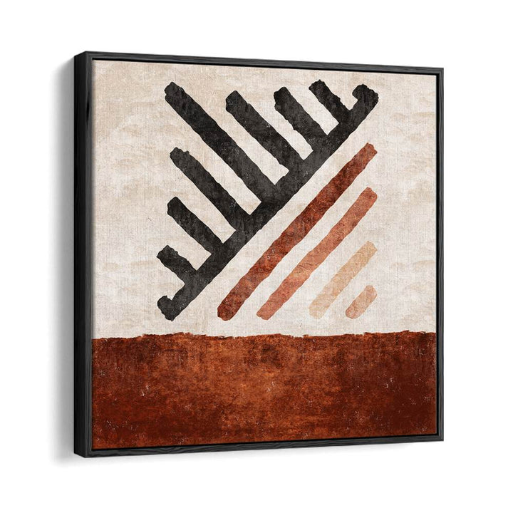 Geometrik Cizgili Kilim Kiremit, Boho Art Paintings, adding modern elegance to your space with vibrant designs.