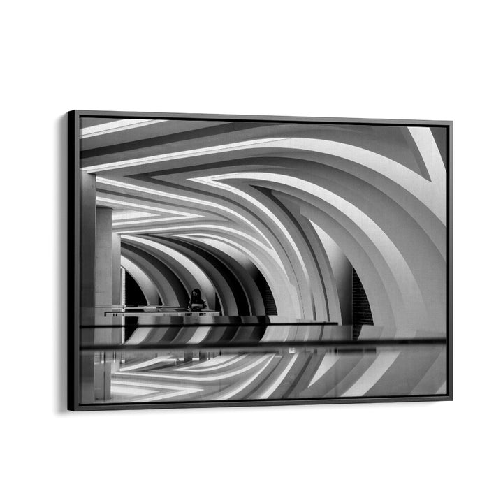Stunning CURVED II , PHOTOGRAPHY PRINTS showcasing elegant architectural lines and reflections, perfect for your space.